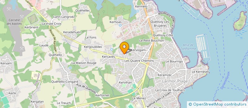 localisation de l'entreprise HESTIA  LARMOR-PLAGE