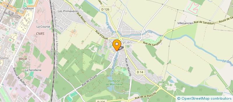 localisation de l'entreprise HESTIA  SAINT-CYR-EN-VAL