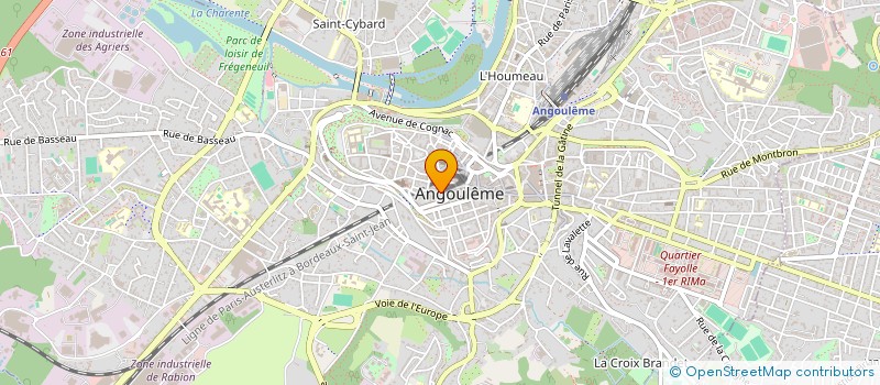 localisation de l'entreprise HESTIA à ANGOULEME