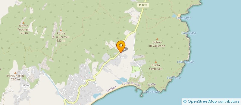 localisation de l'entreprise HESTIA à PORTO-VECCHIO