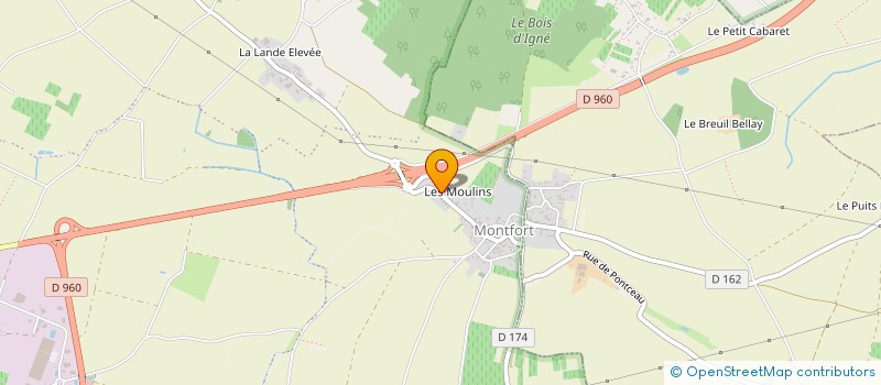 localisation de l'entreprise HESTIA  DOUE-EN-ANJOU