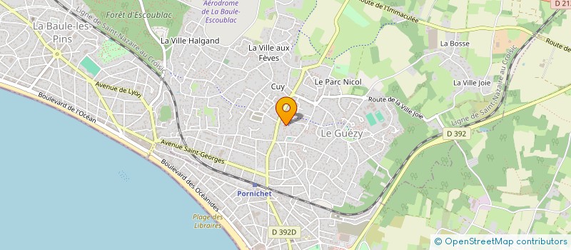 localisation de l'entreprise HESTIA  LA BAULE-ESCOUBLAC