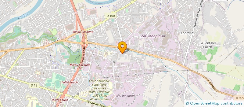 localisation de l'entreprise HESTIA à TOULOUSE