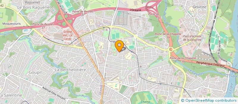 localisation de l'entreprise HESTIA à NANTES