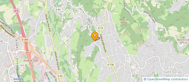 localisation de l'entreprise HESTIA  SAINT-DIDIER-AU-MONT-D'OR