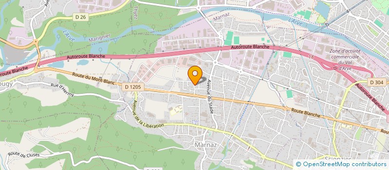 localisation de l'entreprise HESTIA  MARNAZ