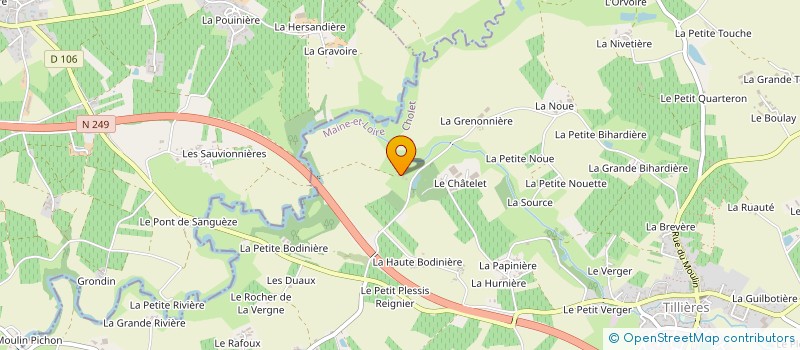 localisation de l'entreprise HESTIA à SEVREMOINE