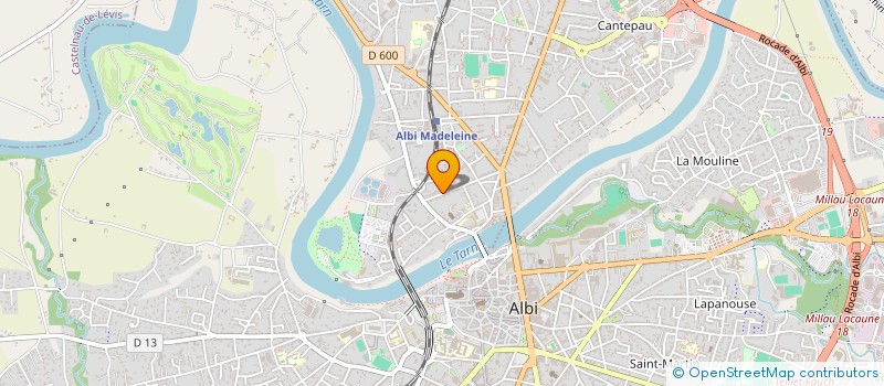 localisation de l'entreprise HESTIA à ALBI