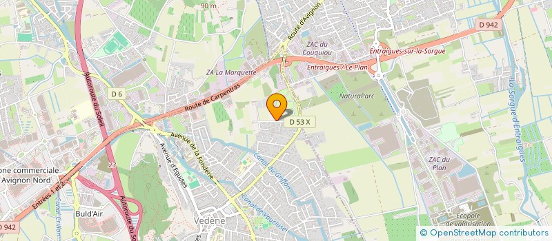 localisation de l'entreprise HESTIA  VEDENE