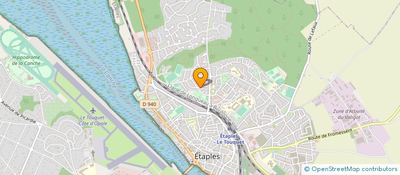 localisation de l'entreprise HESTIA à ETAPLES