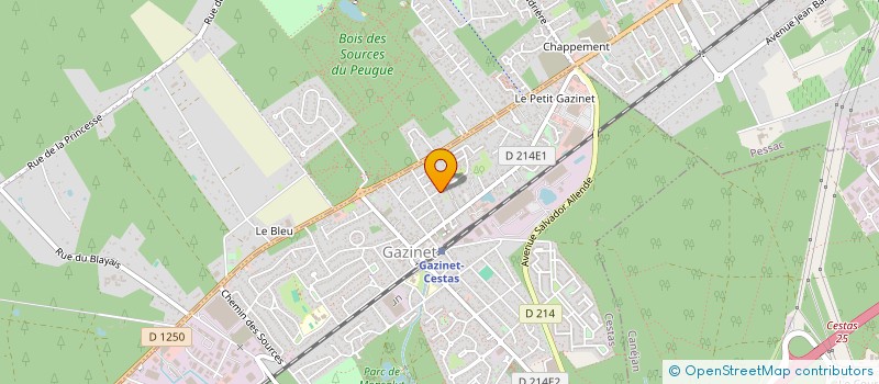 localisation de l'entreprise HESTIA  CESTAS