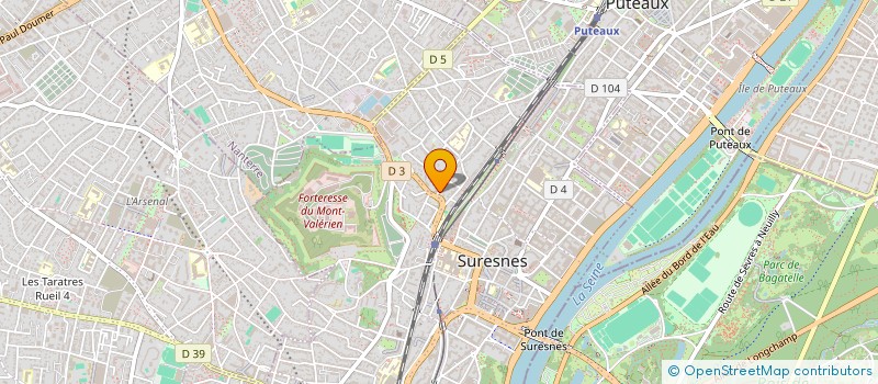 localisation de l'entreprise HESTIA à SURESNES