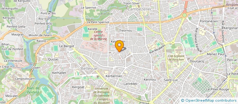 localisation de l'entreprise HESTIA à BREST