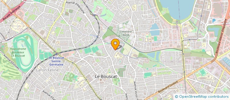 localisation de l'entreprise HESTIA  LE BOUSCAT