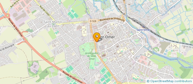 localisation de l'entreprise HESTIA  SAINT-OMER