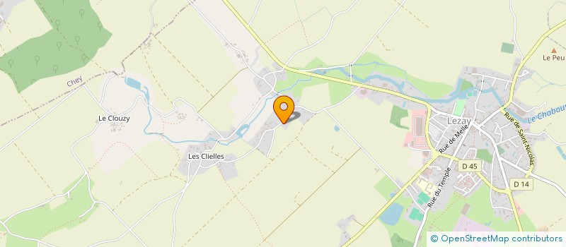 localisation de l'entreprise HESTIA  LEZAY