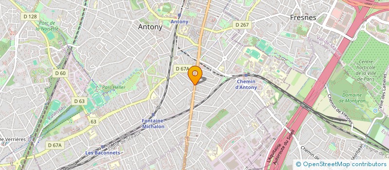 localisation de l'entreprise HESTIA à ANTONY