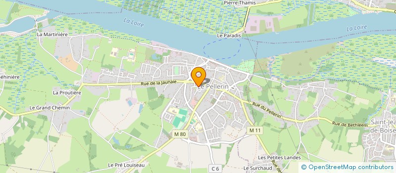 localisation de l'entreprise HESTIA  LE PELLERIN