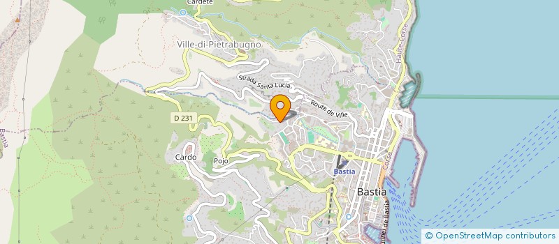 localisation de l'entreprise HESTIA à BASTIA