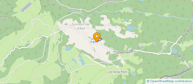 localisation de l'entreprise HESTIA  GIRMONT-VAL-D'AJOL