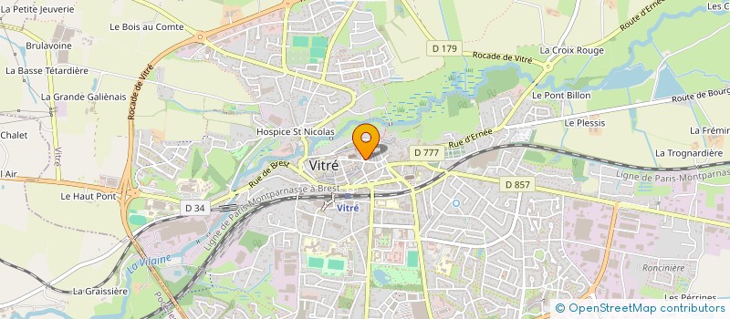 localisation de l'entreprise HESTIA  VITRE