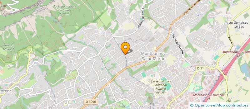 localisation de l'entreprise HESTIA  MONTBONNOT-SAINT-MARTIN