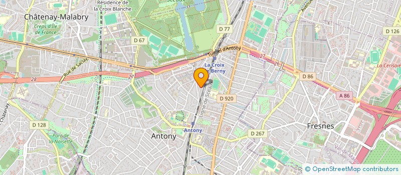 localisation de l'entreprise HESTIA à ANTONY