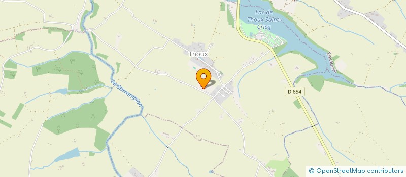 localisation de l'entreprise HESTIA  THOUX