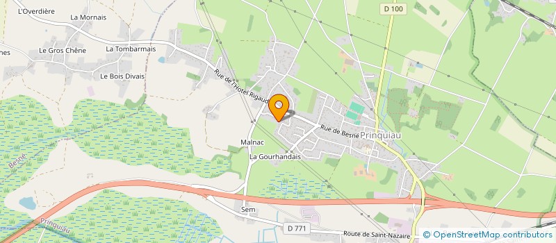 localisation de l'entreprise HESTIA  PRINQUIAU