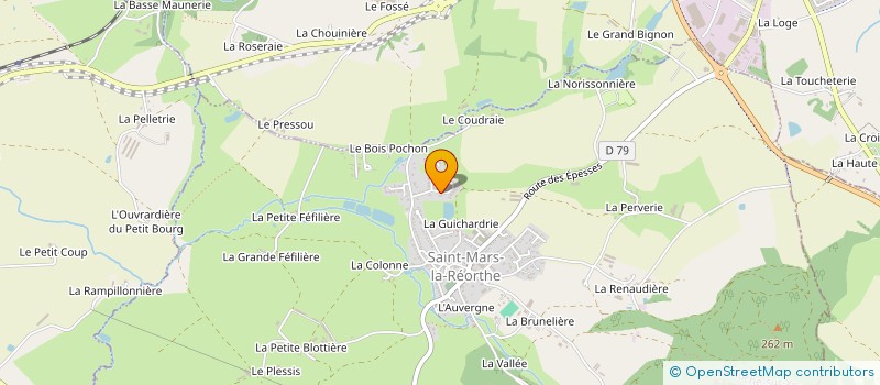 localisation de l'entreprise HESTIA  SAINT-MARS-LA-REORTHE