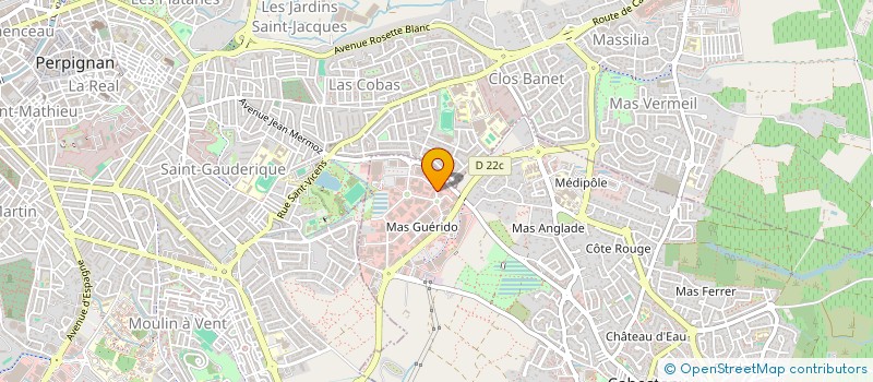 localisation de l'entreprise HESTIA à CABESTANY