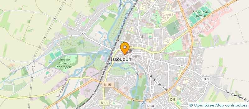 localisation de l'entreprise HESTIA à ISSOUDUN