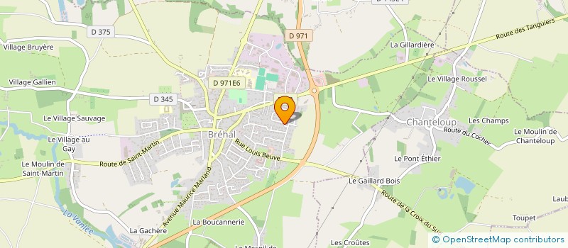 localisation de l'entreprise HESTIA  BREHAL