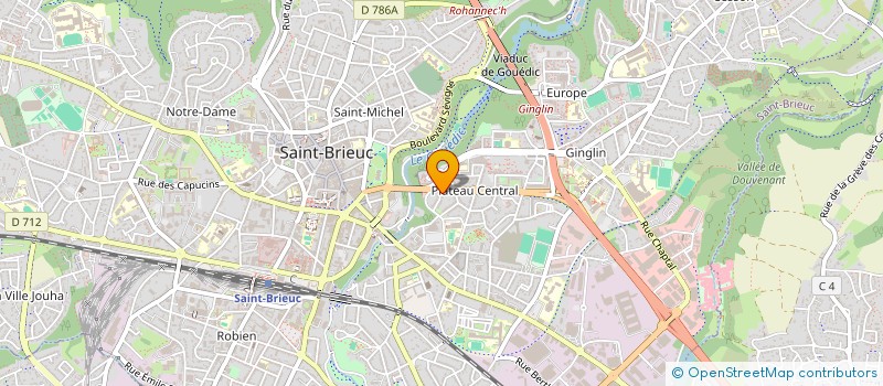 localisation de l'entreprise HESTIA à SAINT-BRIEUC