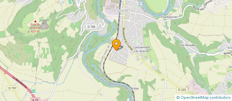 localisation de l'entreprise HESTIA  VIC-LE-COMTE