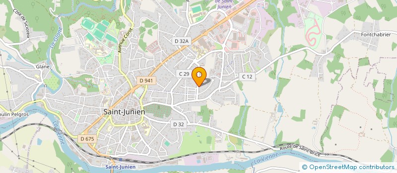 localisation de l'entreprise HESTIA  SAINT-JUNIEN
