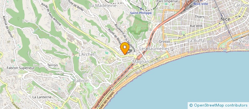 localisation de l'entreprise HESTIA  NICE