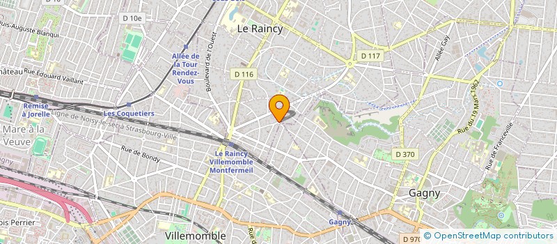 localisation de l'entreprise HESTIA  LE RAINCY