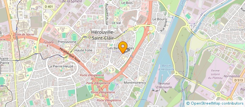 localisation de l'entreprise HESTIA ARTISANAT  HEROUVILLE-SAINT-CLAIR