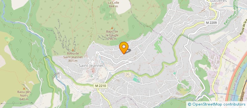 localisation de l'entreprise HESTIA BLUE HOLDING  SAINT-JEANNET