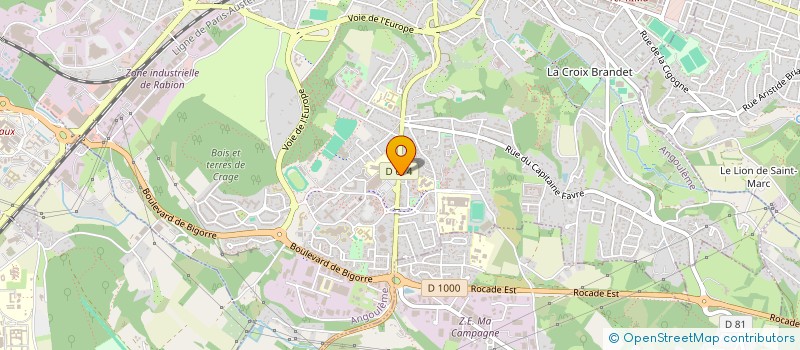 localisation de l'entreprise HESTIA COIFF à ANGOULEME
