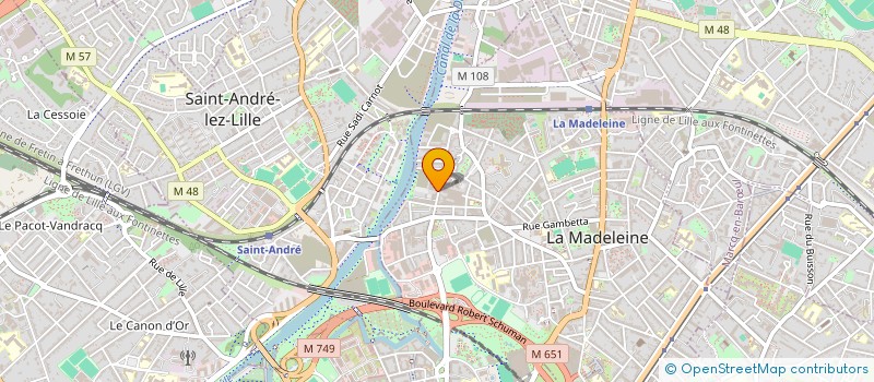 localisation de l'entreprise HESTIA CONSEIL à LA MADELEINE