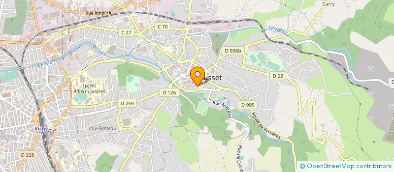 localisation de l'entreprise HESTIA EXPERTISES à CUSSET