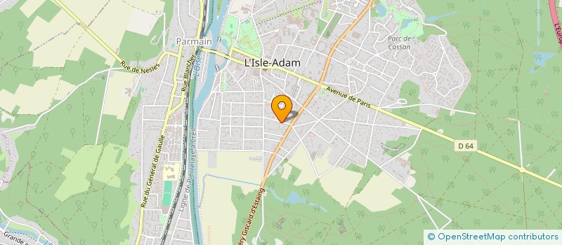 localisation de l'entreprise HESTIA FVE  L'ISLE-ADAM