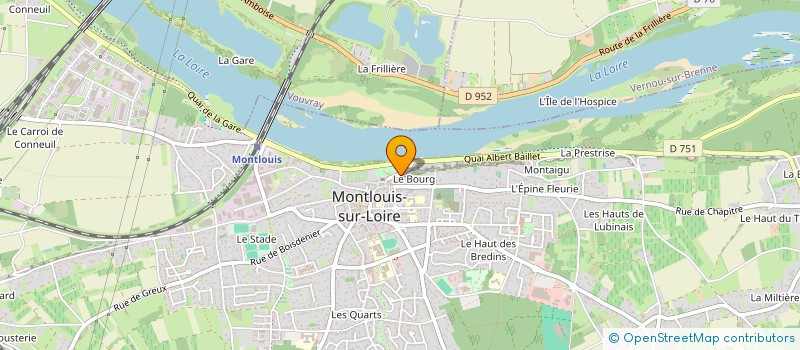 localisation de l'entreprise HESTIA GESTION  SAINT-MARTIN-LE-BEAU