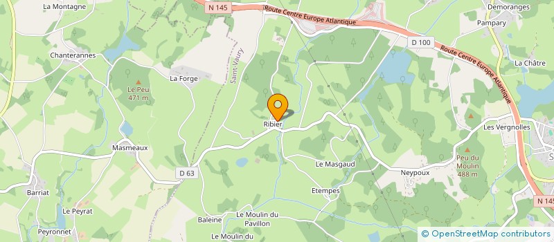 localisation de l'entreprise HESTIA HABITAT SERVICE SAS  SAINT-VAURY