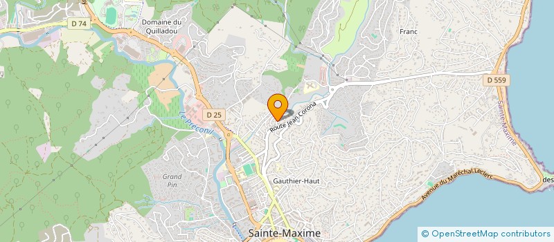 localisation de l'entreprise HESTIA HOME SERVICES à SAINTE-MAXIME