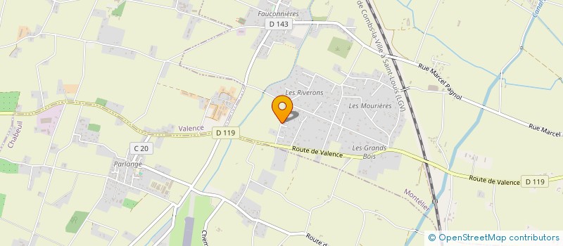 localisation de l'entreprise HESTIA IM'VEST  MONTELIER