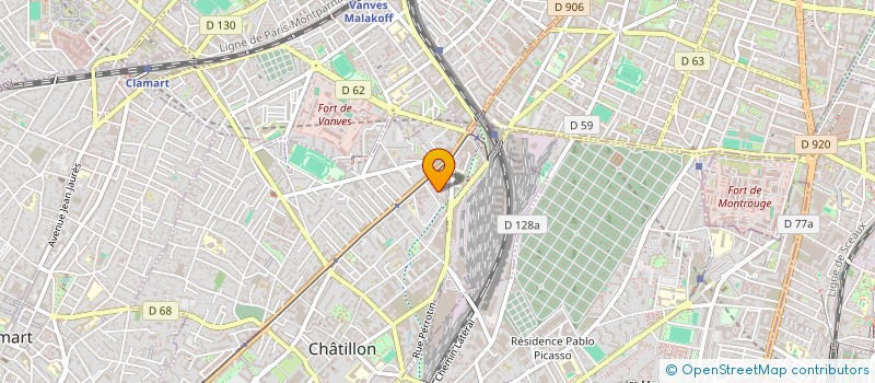 localisation de l'entreprise HESTIA IMMO  CHATILLON