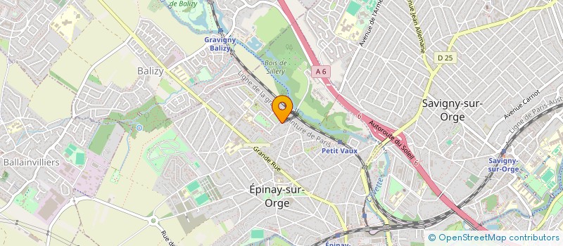 localisation de l'entreprise HESTIA IMMOBILIER  EPINAY-SUR-ORGE